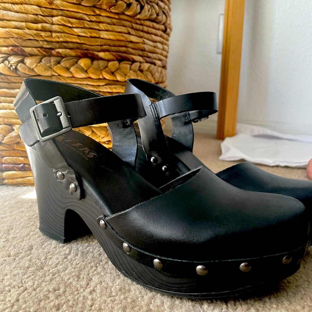 Heeled Kork clogs